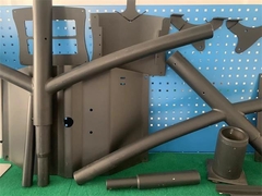 Fertige Montage der Straßenlaterne